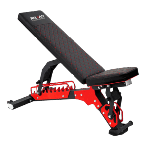 awb premium adjustable bench red Photoroom
