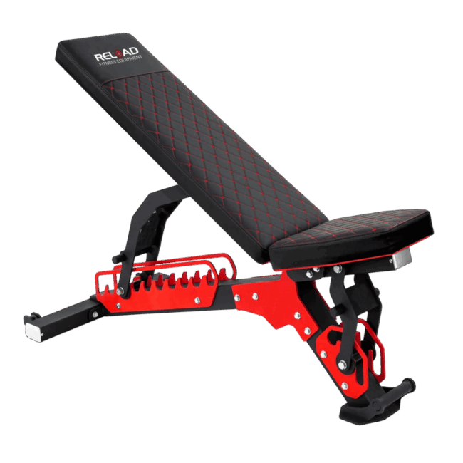 awb premium adjustable bench red Photoroom
